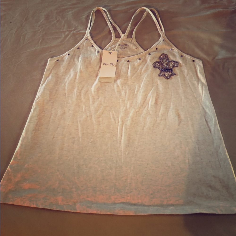 NWT miss me embellished tank